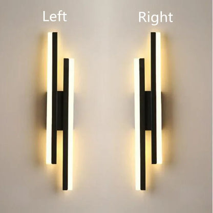 Applique murale LED moderne, tube en cuivre, abat-jour en acrylique, éclairage d'intérieur pour salon, couloir