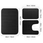 Lot de 3 tapis de bain antidérapants en mousse à mémoire de forme, doux, absorbants, séchage rapide, lavables en machine, pour la maison