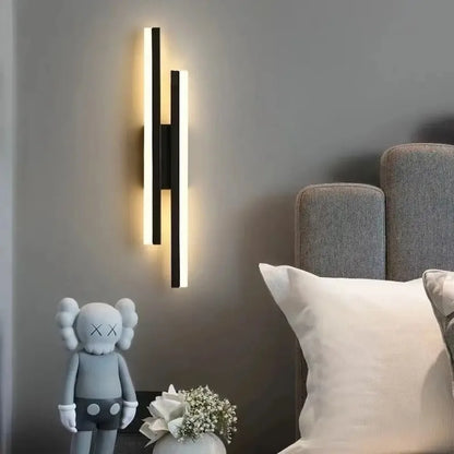 Applique murale LED moderne, tube en cuivre, abat-jour en acrylique, éclairage d'intérieur pour salon, couloir