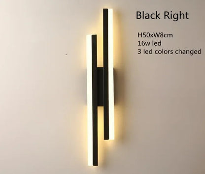 Applique murale LED moderne, tube en cuivre, abat-jour en acrylique, éclairage d'intérieur pour salon, couloir
