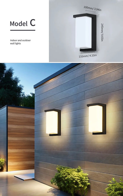 Luminaire mural LED à détecteur de mouvement