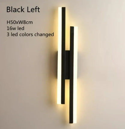 Applique murale LED moderne, tube en cuivre, abat-jour en acrylique, éclairage d'intérieur pour salon, couloir