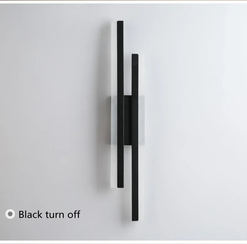 Applique murale LED moderne, tube en cuivre, abat-jour en acrylique, éclairage d'intérieur pour salon, couloir