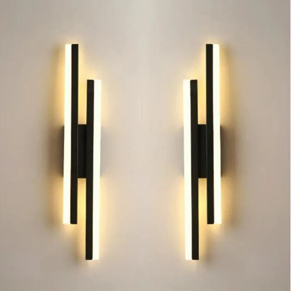 Applique murale LED moderne, tube en cuivre, abat-jour en acrylique, éclairage d'intérieur pour salon, couloir
