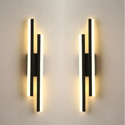 Applique murale LED moderne, tube en cuivre, abat-jour en acrylique, éclairage d'intérieur pour salon, couloir