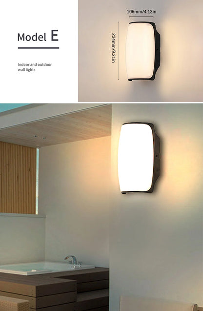 Luminaire mural LED à détecteur de mouvement