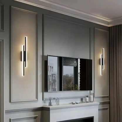 Applique murale LED moderne, tube en cuivre, abat-jour en acrylique, éclairage d'intérieur pour salon, couloir