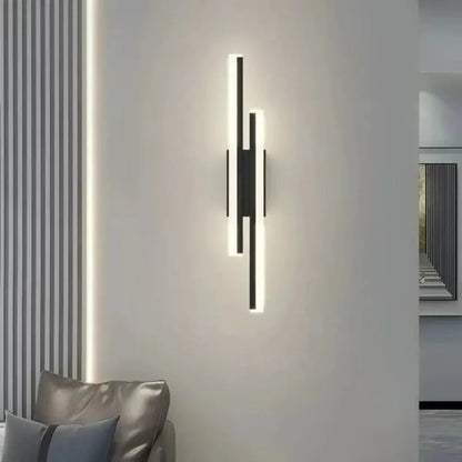 Applique murale LED moderne, tube en cuivre, abat-jour en acrylique, éclairage d'intérieur pour salon, couloir