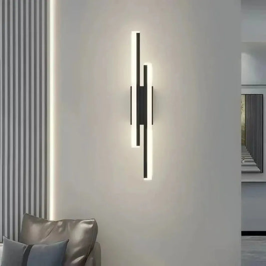 Applique murale LED moderne, tube en cuivre, abat-jour en acrylique, éclairage d'intérieur pour salon, couloir